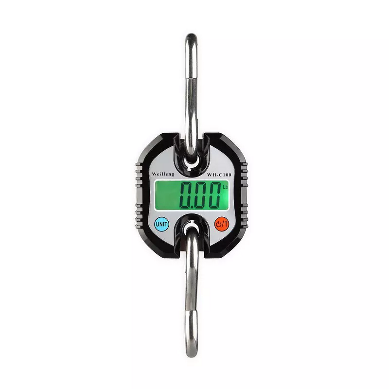 Hanging Crane Scale Manufacturer - WH-C100 150kg/50g LCD Portable Stainless Steel Handheld Fishing Luggage Weighing Digital