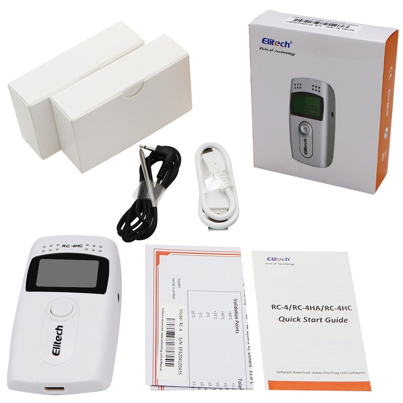 Data Logger Recorder Manufacturer - RC-4HC Digital USB Thermometer Temperature Humidity with Built-in NTC Sensor & OEM CE