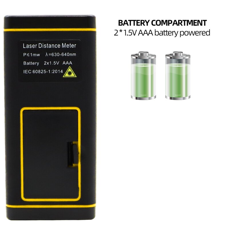 Laser Rangefinder Manufacturer - 40m Portable Handheld Digital LCD Display Distance/Area/Volume Ruler Laser 2xAAA Battery M/Ft/Inch