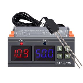 Soil Moisture Controller Manufacturer - High Precision STC-3029 220V Digital Relay Display Humidity Meter With Soil Sensor