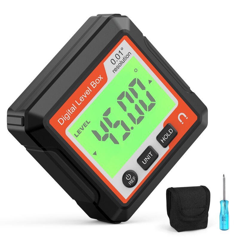 Angle Gauge Manufacturer - Digital Magnet 90 Degree Measuring Bevel Level Meter Protractor Inclinometer for Measuring Angle