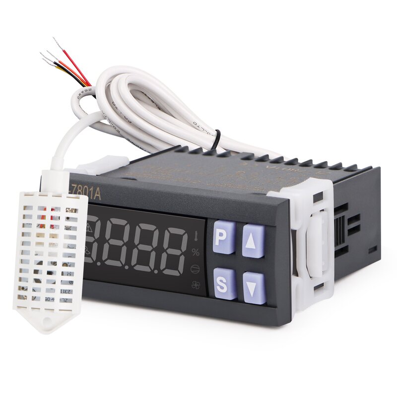 Temperature Controller Manufacturer - ZL-7801A Temperature and Humidity Alarm Output 110VAC 220VAC with Sensor for Egg Incubator