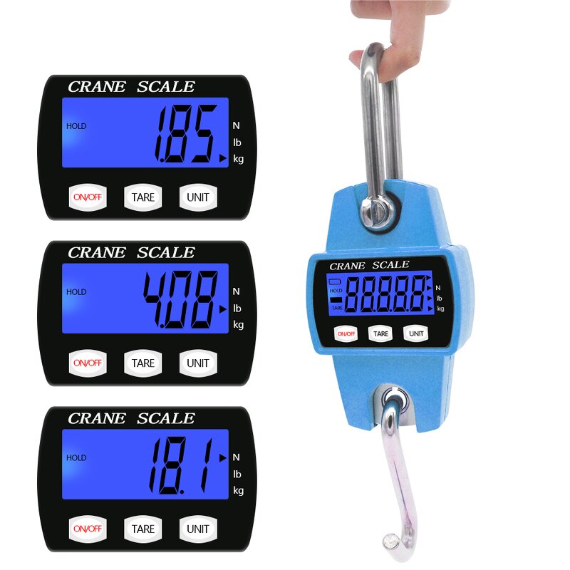 Crane Scale Manufacturer - Weight 300kg 150kg/50g 200kg/100g 500kg/100g Heavy Duty Hanging Hook Portable Digital Stainless Steel