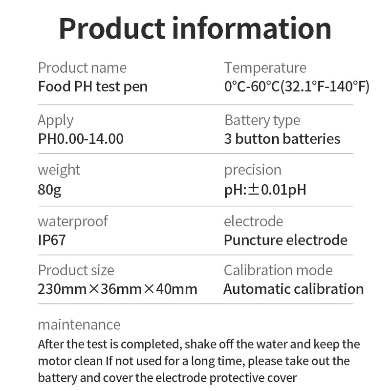 PH Meter Manufacturer - New Design YY-1030 Digital Display Electronic Portable Baby Complementary Food Cheese Cosmetics Tester