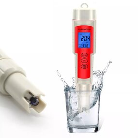 Water Quality Tester Manufacturer - Portable LCD Display Pen Type Digital 4 in 1 EC TDS TEMP with Backlight for Drinking Water