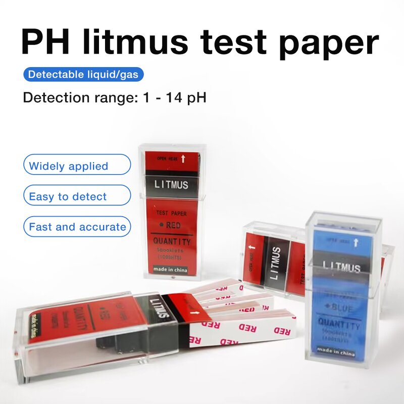 Litmus Paper Manufacturer - Factory Wholesale Blue for Test Paper PH Testing Paper in Red for pH Litmus for Test Strips
