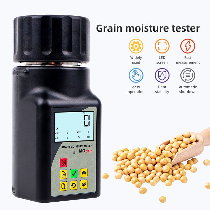 Grain Moisture Meter Manufacturer - Hot Sale Portable Smart Version MG-PRO Grain Water Detector Humidity Analyzer