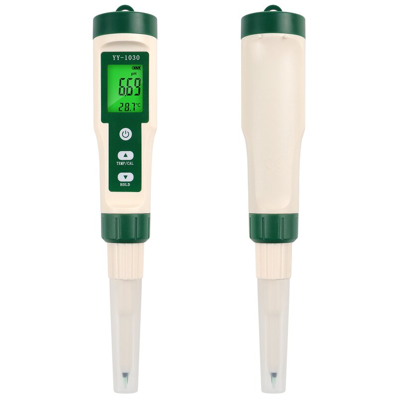 Food PH Meter Manufacturer - Portable YY-1030 Digital Backlight Dough Meat Fruit Water Quality Detection Pen for Cheese
