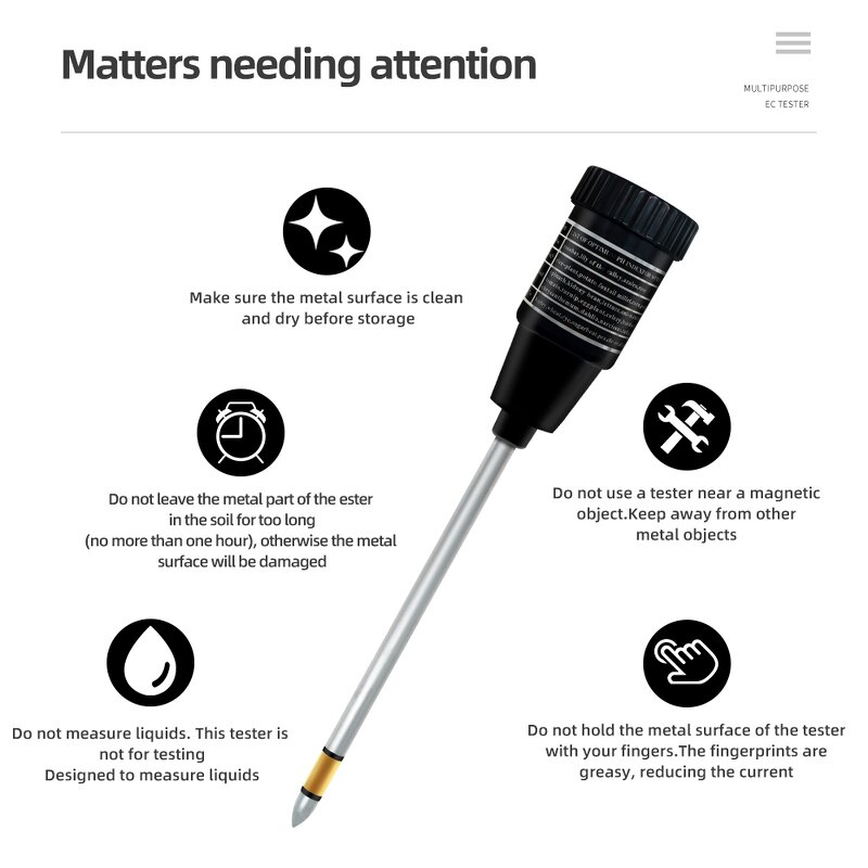 Ph Sensor Manufacturer - ZD-06 Electrode Probe Waterproof Garden Plant Moisture Soil Testing Kit LCD Display Soil Ph Meter