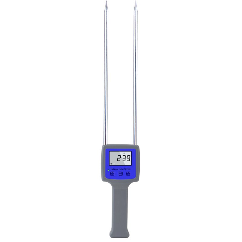 Moisture Meter Manufacturer - TK100W Professional Digital LCD Display Portable for Wood Chips 0-80% for Tobacco Grain