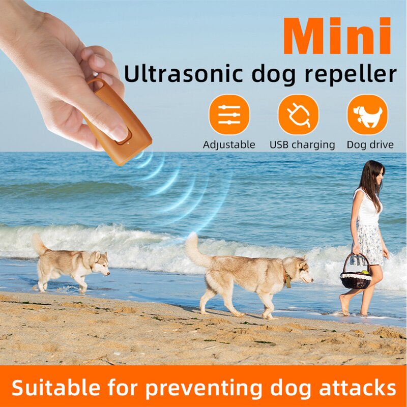 Ultrasonic Dog Repeller Manufacturer - Wholesale Portable Mini Rechargeable Dog Repeller Portable Dog Trainer Anti-Bark