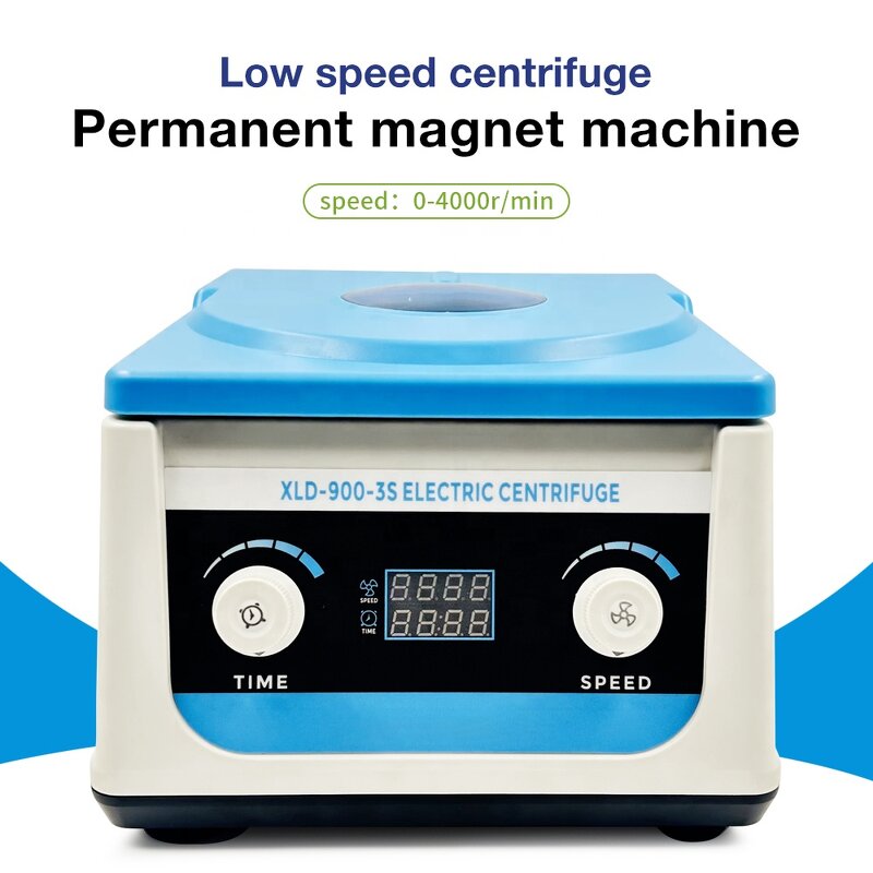 Laboratory Centrifuge Manufacturer - 15ml*6 Tube Digital Low Speed Lab Timing Equipment