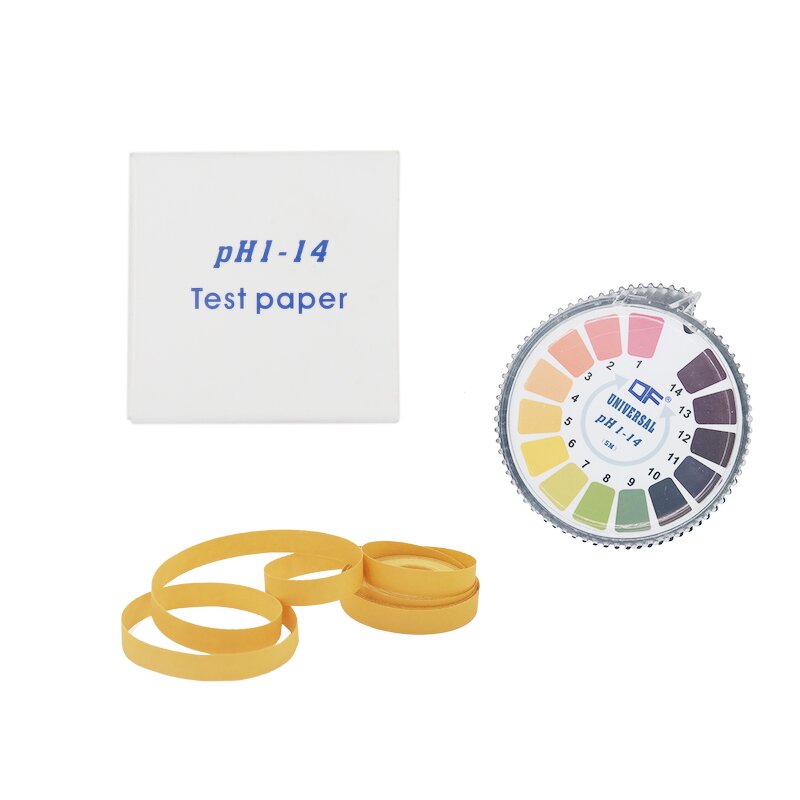 PH Test Strips Manufacturer - 5m Roll Universal Paper Strips Roll Measure Range of 1 - 14