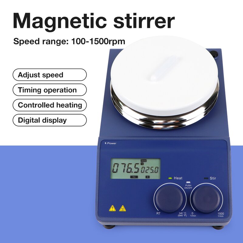 Heating Magnetic Stirrer Manufacturer - Manufacture Hotplate Digital Mixer Lab Equipment Stirrer Well Speed Heated