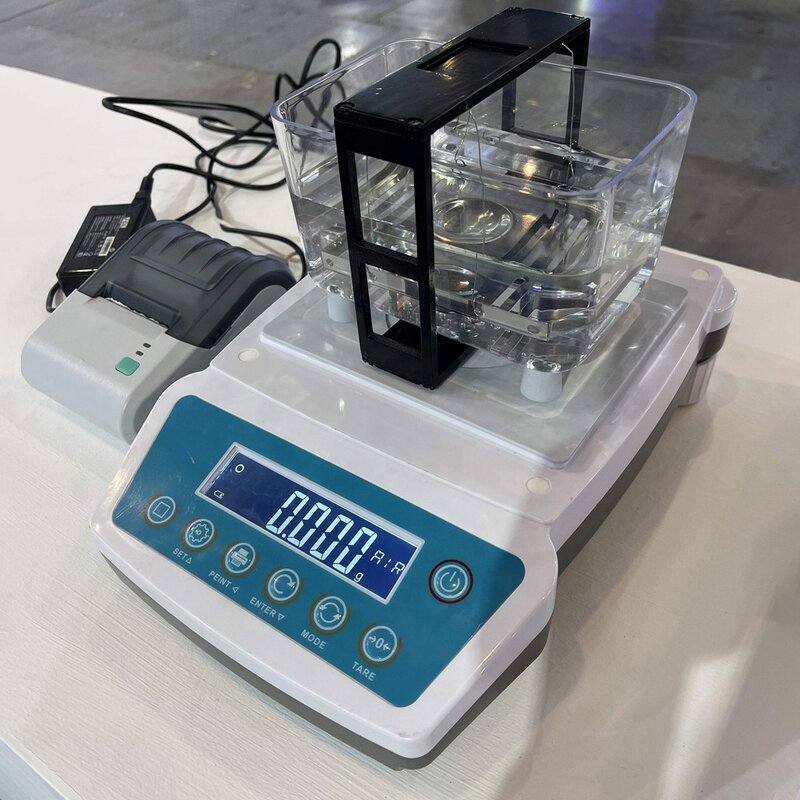 Gold Purity Tester Manufacturer - Portable Solid Density Meter for Laboratory 300g 0.01g Bench Top Density