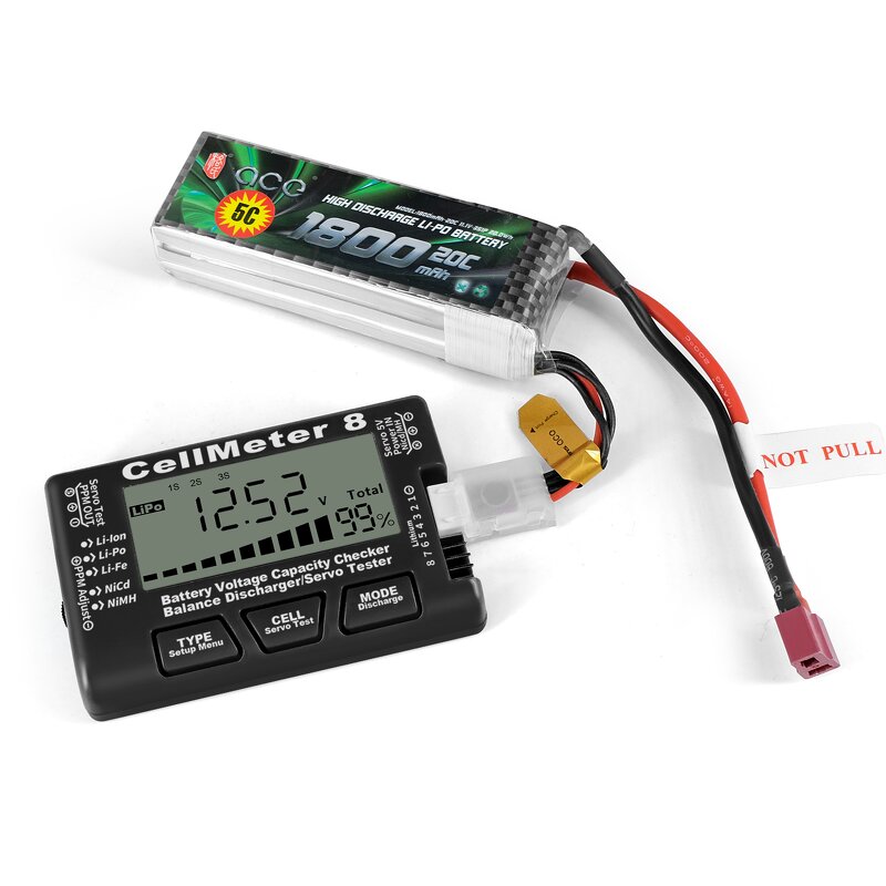 Battery Tester Manufacturer - CellMeter 8 Digital Voltage Capacity Checker Balance Discharger Servo for RC NiCd NiMH LiPo LiFe Li-ion