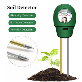 Garden Planting Tool Manufacturer - 3-in-1 Metal Sensor Soil Moisture pH Fertility Analyzer Monitor