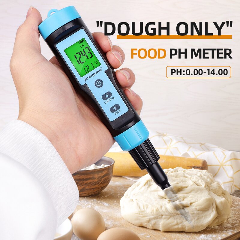 PH Meter Manufacturer - Portable Digital YY-1030 Backlight Dough Soil Waterproof Test Pen With Metal Protective Glass Electrode