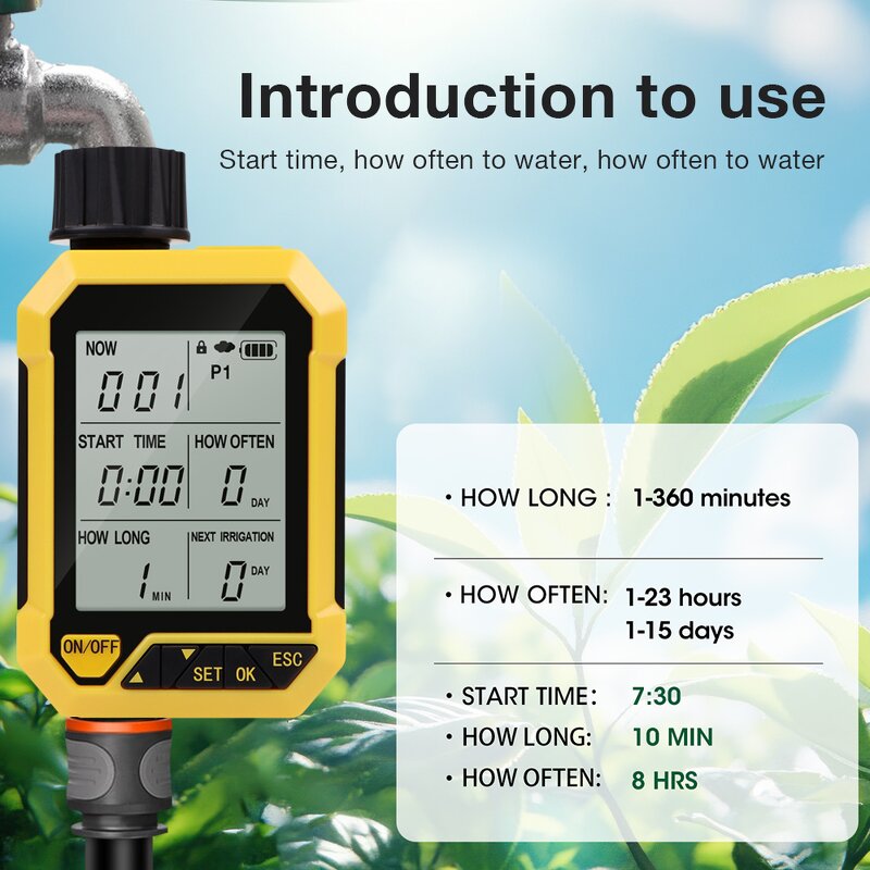 Water Timer Manufacturer - Wholesale Smart Digital Garden Timing Automatic Waterproof Watering Controller