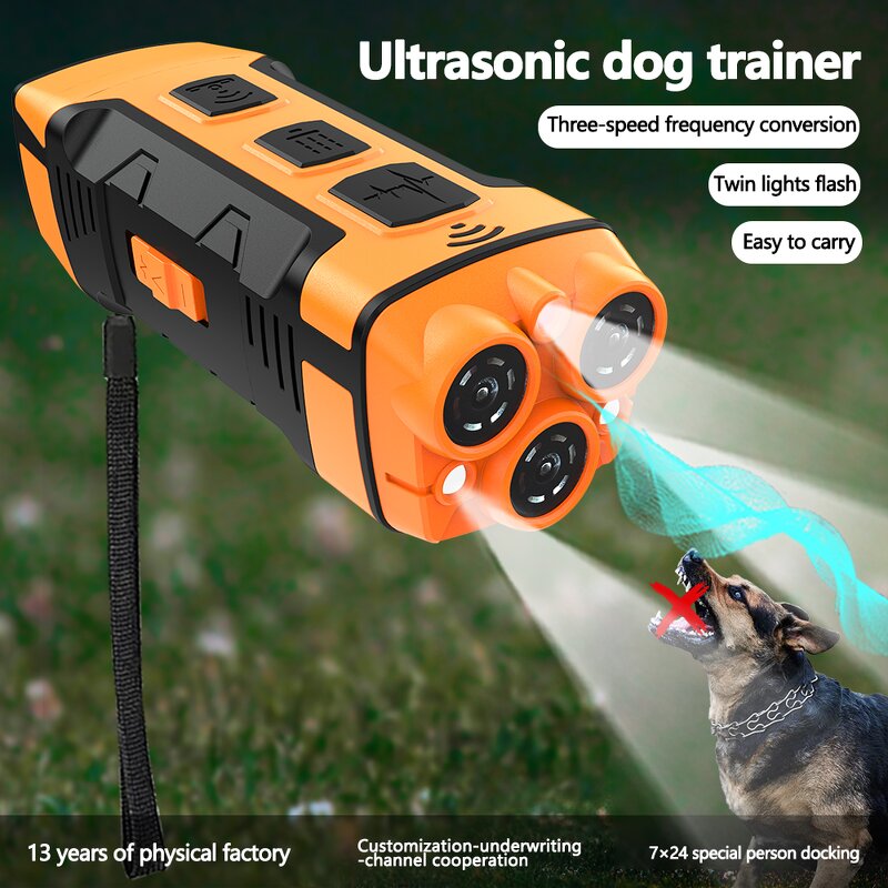 Ultrasonic Bark Stopper Manufacturer - New Arrival Anti-barking Rechargeable Dog Repeller Portable Dog Trainer Dog Repellent