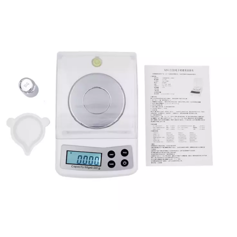 Jewelry Scale Manufacturer - Mini High Accuracy 0.001 ~ 50g High Definition Pocket Electronic Digital