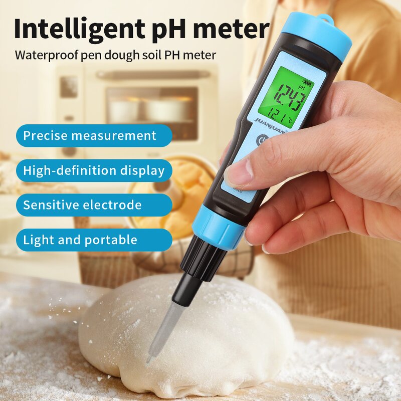PH Detector Manufacturer - YY-1030 Portable Digital for Dough Meat Fruit Water Quality Cheese Backlit Food for Test Pen with 1-Year