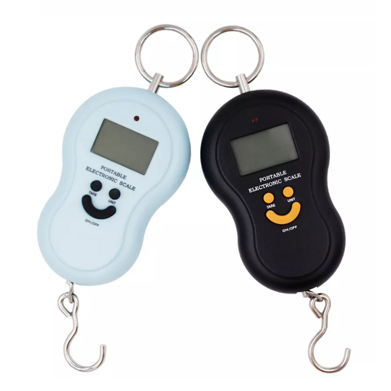 Hanging Fishing Scale Manufacturer - New Arrival Smile Face Models 50Kg *10g Electronic Backlight Luggage Pocket Weight Kg Lb OZ