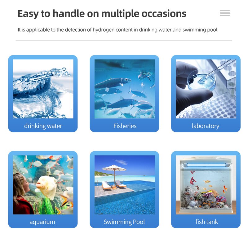 Water Quality Tester Manufacturer - Digital Pen Type Portable 3 in 1 Temperature ORP H2 for Aquariums