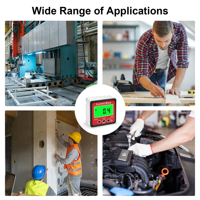 Digital Measuring Tool Manufacturer - Level Box Magnet Protractor Inclinometer Gauge Level Meter Goniometer