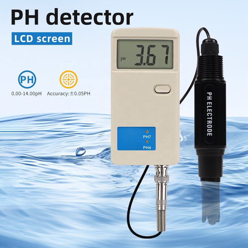 PH Tester Manufacturer - Factory Price Portable LCD 0-14PH Temperature Compensation Water Quality for Laboratory Use Plastic
