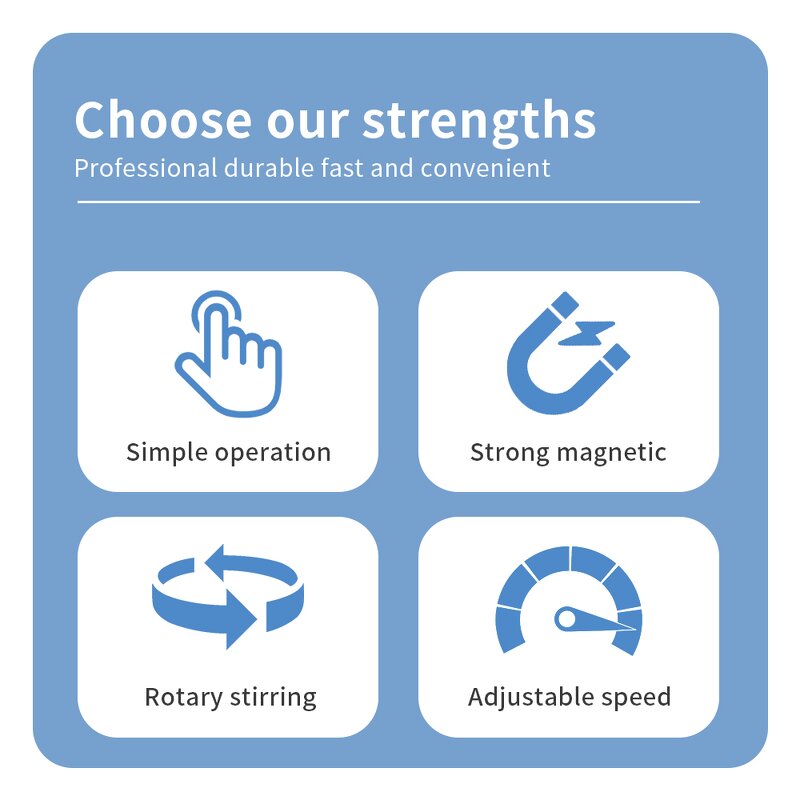 Magnetic Stirrers Manufacturer - Laboratory Stainless Steel Magnetic Rotary Stirring Mixer for Lab Electric Adjustable