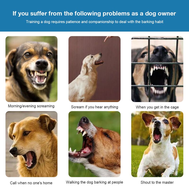 Training Collar Manufacturer - New Arrivals Smart Electric Waterproof Bark Collar Adjustable for Multi