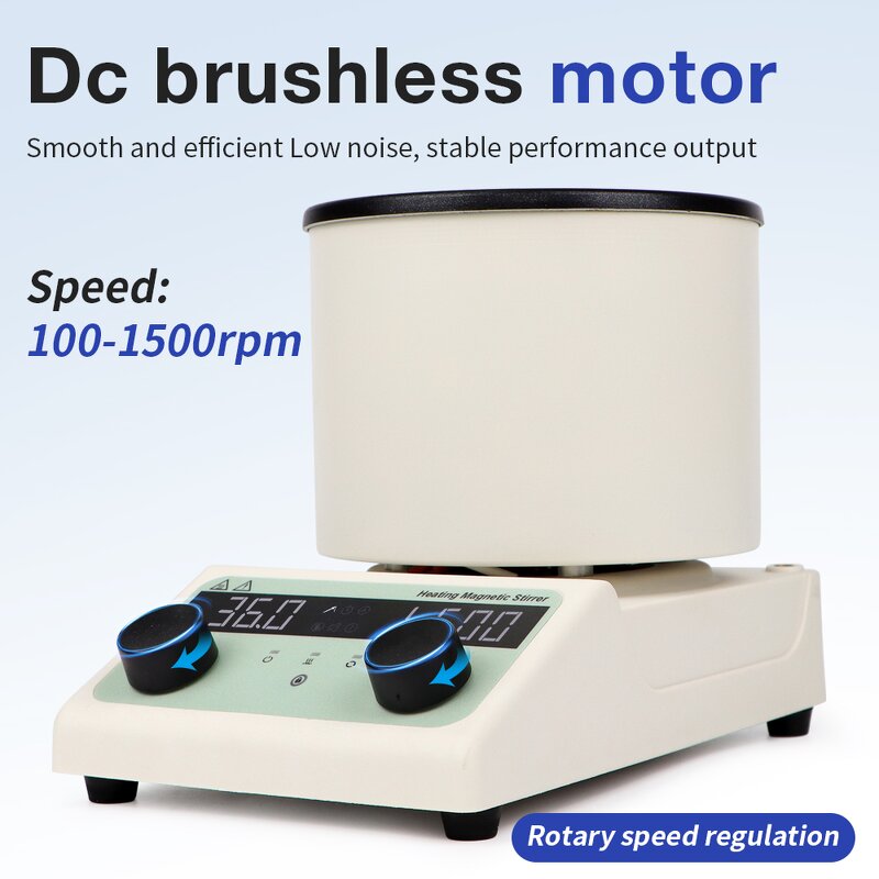 Magnetic Stirrer Manufacturer - Factory Heat Collecting Mixer Heating Pan Mixer Perfume Laboratory Digital With Hotplate Lab