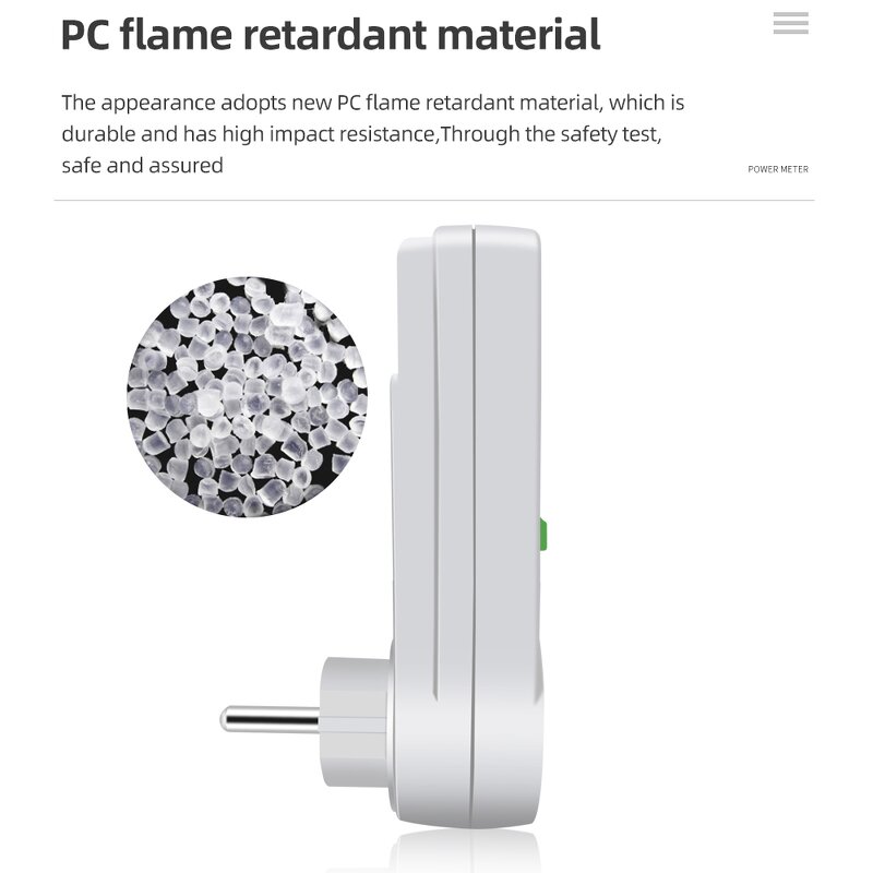 Energy Meter Manufacturer - Digital LCD Power Analyzer Wattmeter Wattage Electricity Kwh EU US UK AU FR Measuring Outlet