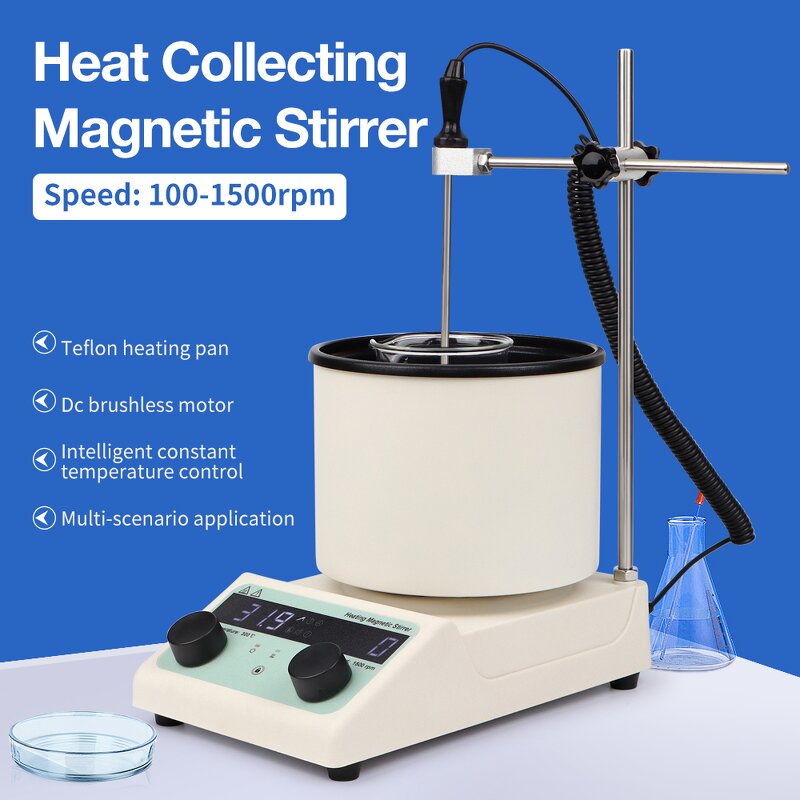 Magnetic Stirrer Manufacturer - Wholesale Heat Collecting Mixer Heating Pan Laboratory Digital Display With Hotplate for Lab