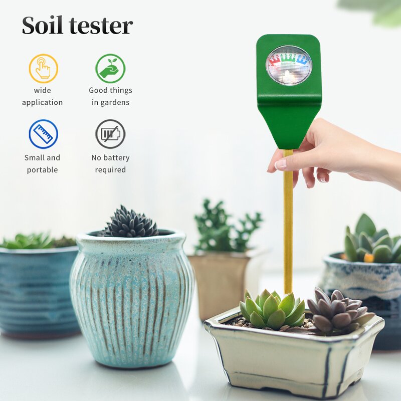 Soil Ph Meter Manufacturer - Mini Portable Hygrometer Garden Tool Plant Flower Water Analyzer for Plantation