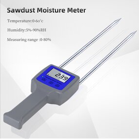 Moisture Meter Manufacturer - TK100W Professional Digital LCD Display Portable for Wood Chips 0-80% for Tobacco Grain