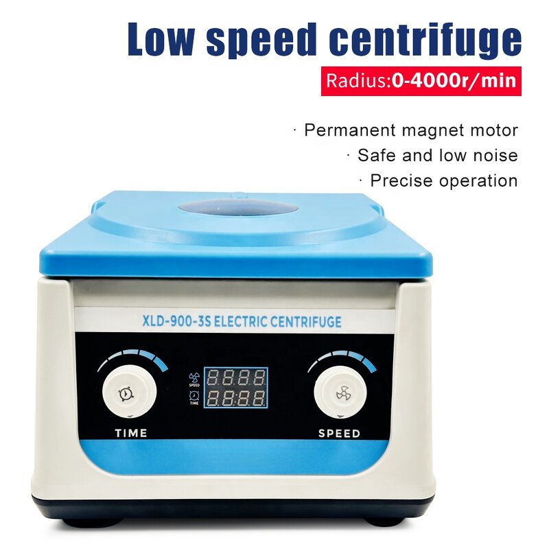 Laboratory Centrifuge Manufacturer - 15ml*6 Tube Digital Low Speed Lab Timing Equipment
