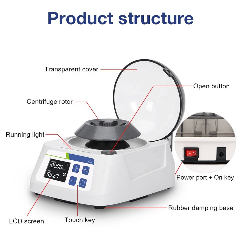 Mini Centrifuge Machine Manufacturer - Laboratory for PRP Small Medical Beauty Digital Low Speed Blood Plasma for Lab Use