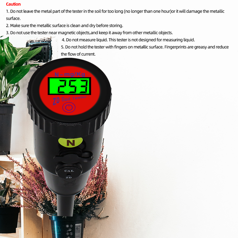 Soil Tester Manufacturer - ZD NPK Soil Instant Tester Nutrient Nitrogen Phosphorus Potassium ZD Soil Ph Meter