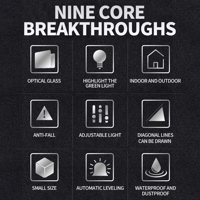 Laser Level Manufacturer - New Arrivals 360 Strong Light Automatic Mini Portable 2-line Green Line Casting Instrument