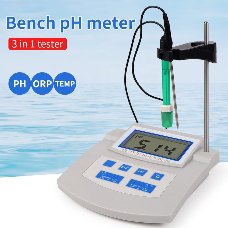 PH Tester Manufacturer - High Quality 0.00-14.00PH 3 in 1 ORP Temperature Water Quality Digital Laboratory
