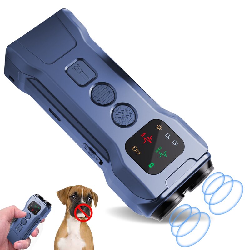 Bark Stopper Manufacturer - Rechargeable Dog Repeller Portable Dog Trainer Ultrasonic Double Head Dog Repeller