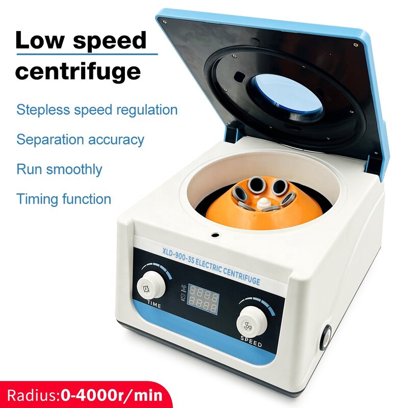 Laboratory Centrifuge Manufacturer - 15ml*6 Tube Digital Low Speed Lab Timing Equipment