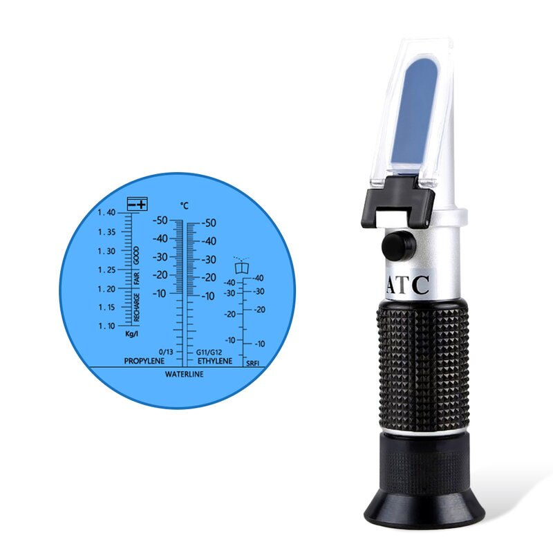 Refractometer Manufacturer - New High Quality Good Price Portable Hand-held Battery Acid Antifreeze Cleaning Fluid Coolant Car Antifreeze