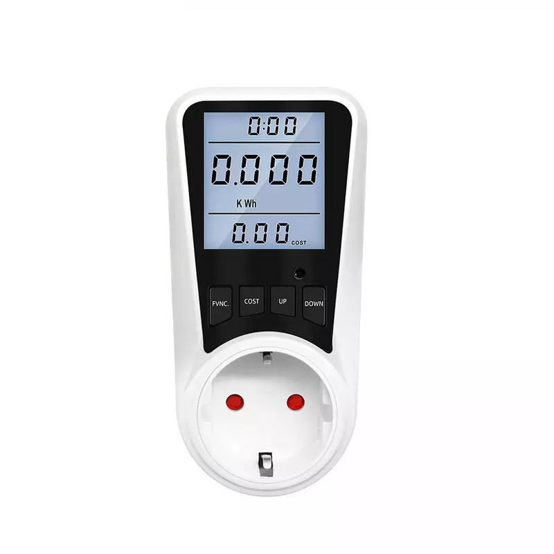 AC Power Meter Manufacturer - Single-Phase Socket Kilowatt Wattage Voltage Monitor Electric Energy Usage Monitor