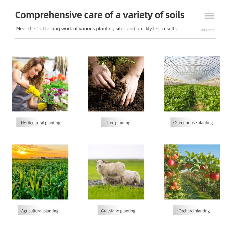 Soil Ph Meter Manufacturer - 3 in 1 Digital Soil Moisture Monitor Fertility Nutrient Analyzer Garden Use