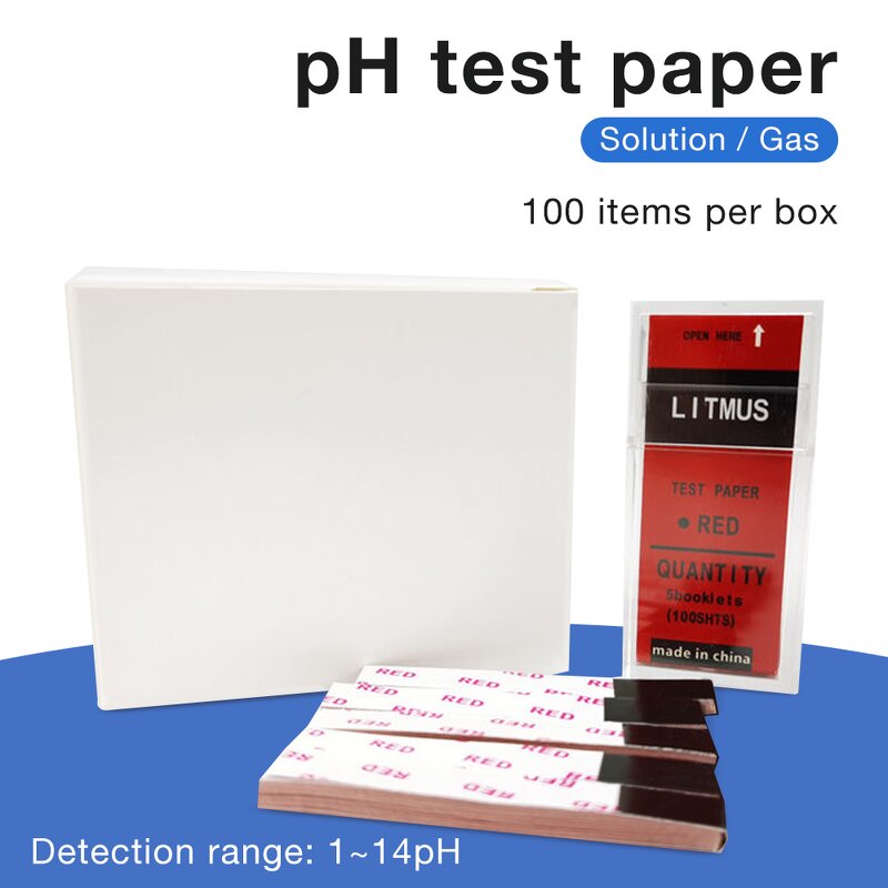 Litmus Paper Manufacturer - Factory Wholesale Blue for Test Paper PH Testing Paper in Red for pH Litmus for Test Strips