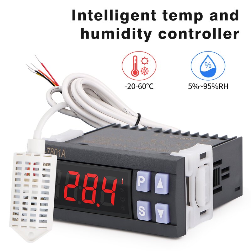 Temperature Controller Manufacturer - Hot Sale ZL-7801A Digital Temperature Humidity Intelligent Thermostat Egg Incubators