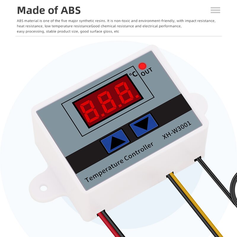 Temperature Controller Manufacturer - 12V/24V/220V XH-W3001 Digital Control Microcomputer Thermostat Switch Thermometer New Thermoregulator